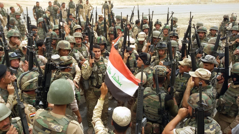 Iraqi forces operation against IS in northern Iraq