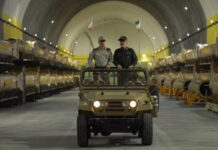 Иран показа видео на подземен град с огромен арсенал ракети и дронове Shahed