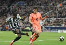 Барселона измъкна късно равенство в драматичен сблъсък с Нюкасъл на „Сейнт Джеймсис Парк“