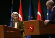 Ердоган и Урсула фон дер Лайен търсят решения за намаляване на напрежението в Иран