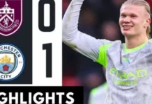 Tруден успех над Бърнли изкачи Ман Сити начело във Висшата лига