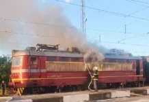 Пътническият влак за Бургас се запали