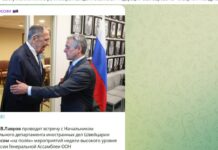 Лавров очевидно се забавлява: Той троли швейцарския външен министър.